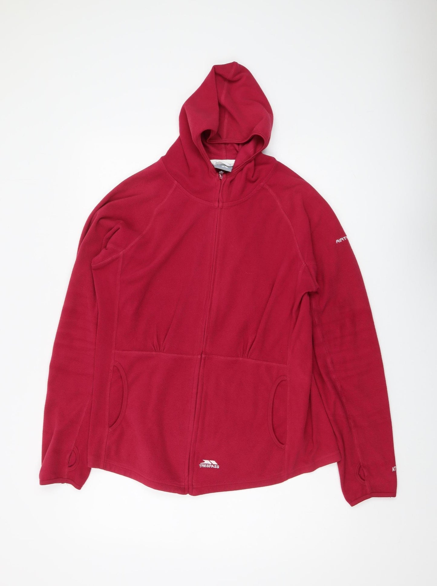Trespass Women's Red Fleece Jacket XL - Casual Outdoor Wear