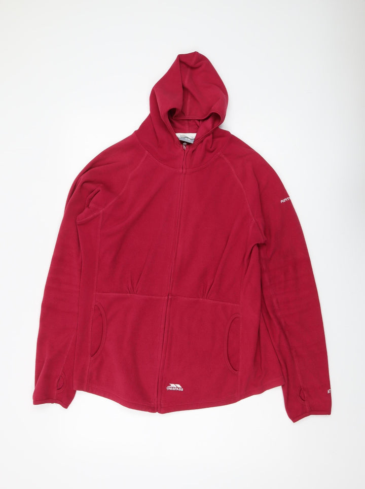 Trespass Women's Red Fleece Jacket XL - Casual Outdoor Wear