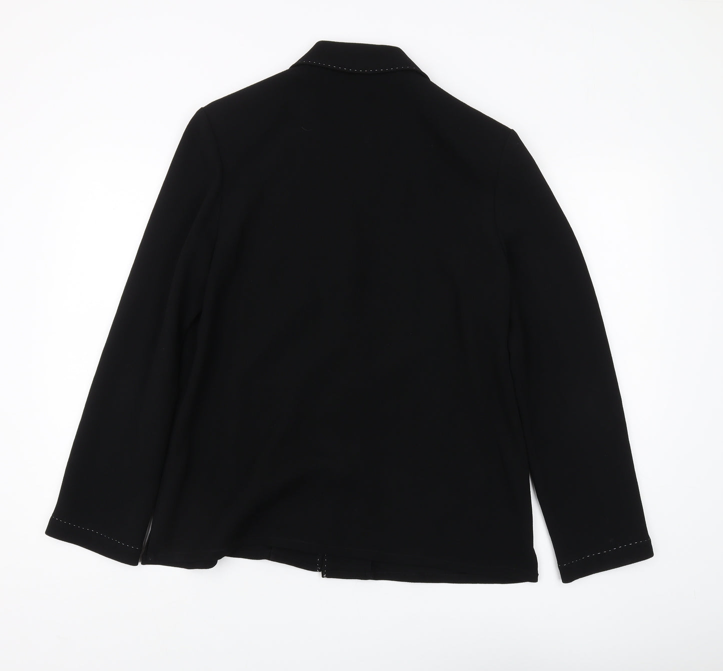 Viyella Women's Black Blazer, Size 12, Regular Fit