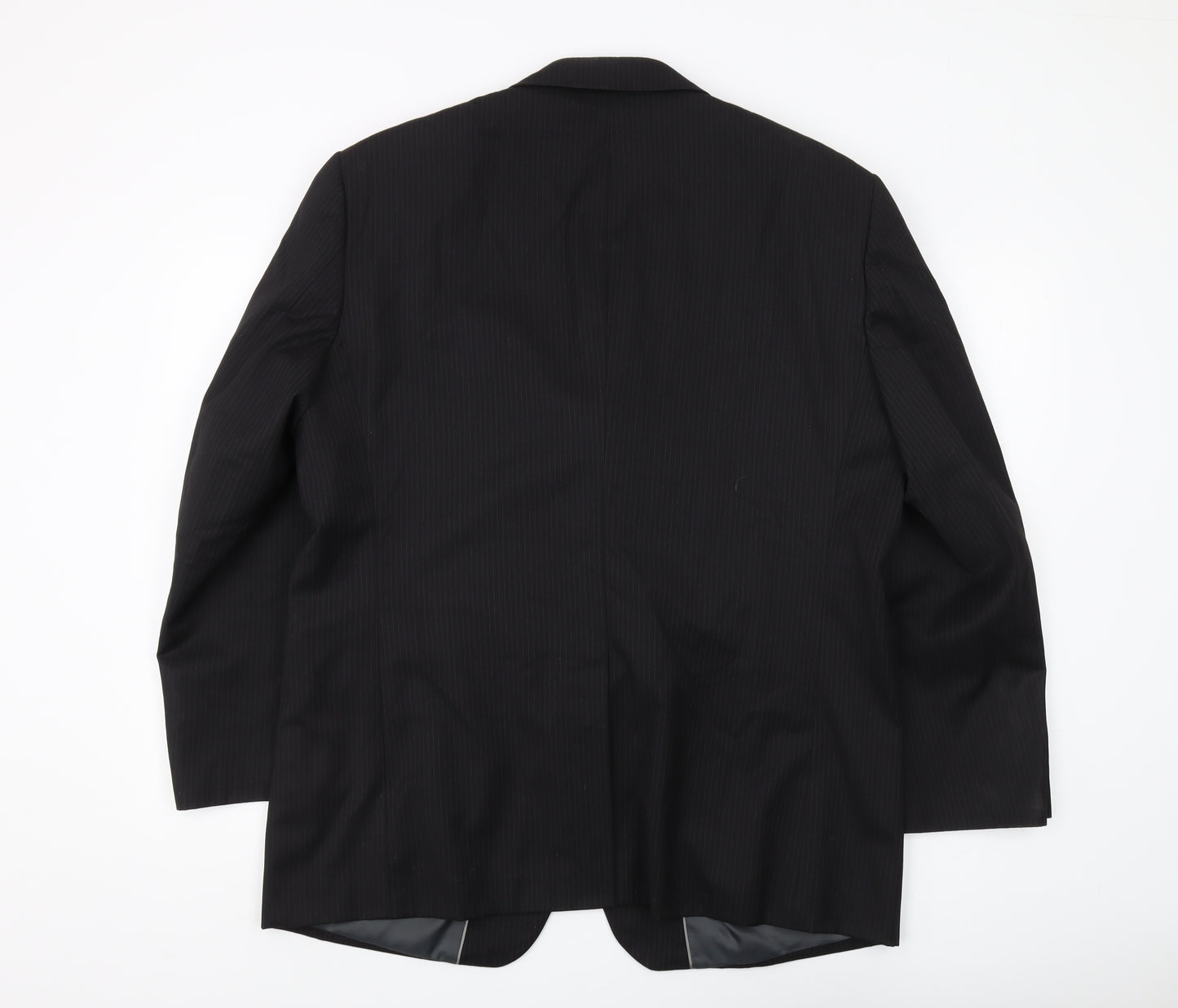 Moss Men's Black Suit Jacket, Size 44, Short Fit