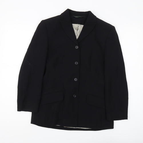 Laura Ashley Women's Black Suit Jacket Size 10