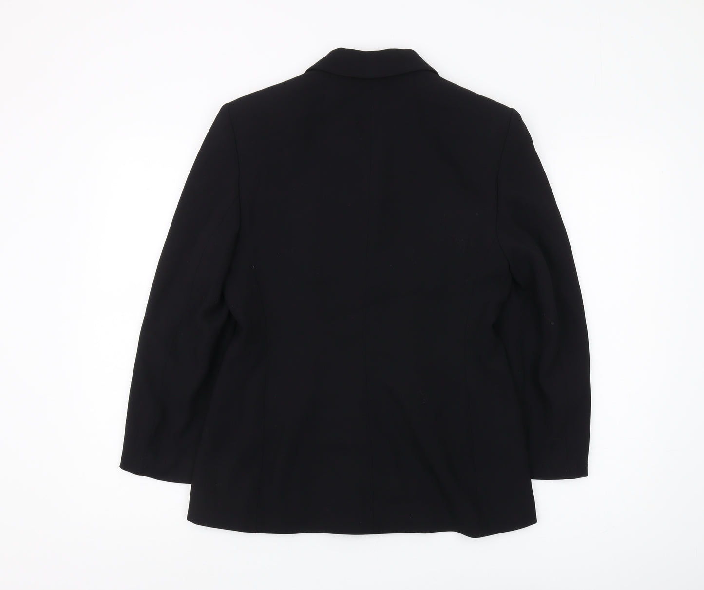 Laura Ashley Women's Black Suit Jacket Size 10