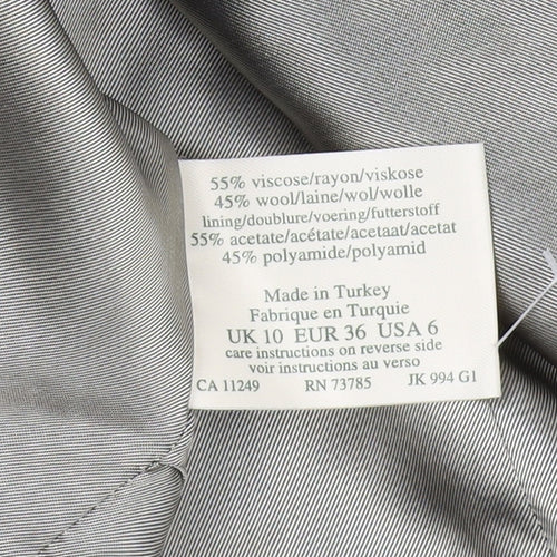 Laura Ashley Women's Black Suit Jacket Size 10