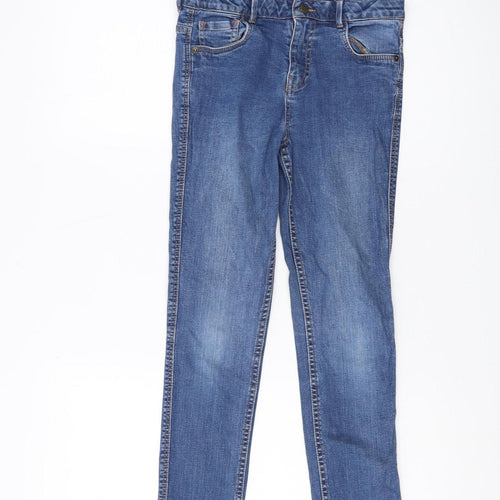 FatFace Girls Blue Denim Skinny Jeans - Size 10 Years
