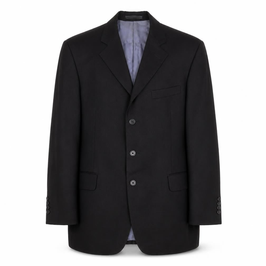 Front view of Austin Reed Men's Black Blazer 40 Regular
