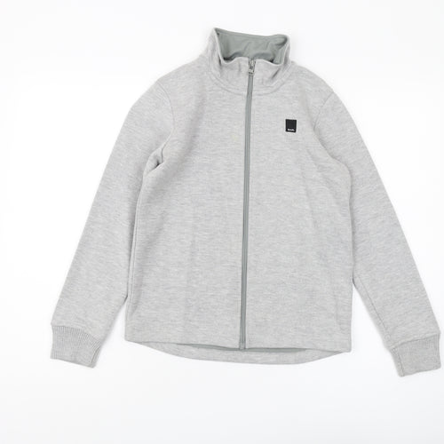 Bench Boys Grey Full Zip Sweatshirt 11-12 Years Lightweight