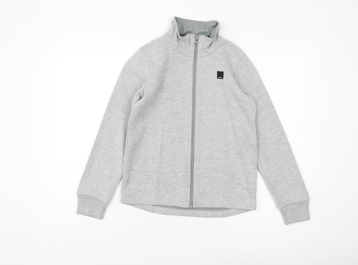 Bench Boys Grey Full Zip Sweatshirt 11-12 Years Lightweight