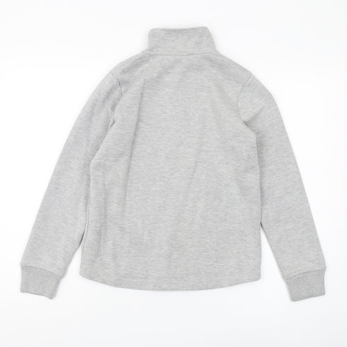 Bench Boys Grey Full Zip Sweatshirt 11-12 Years Lightweight