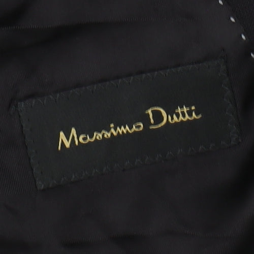 Men's Massimo Dutti Black Blazer, Size 40R