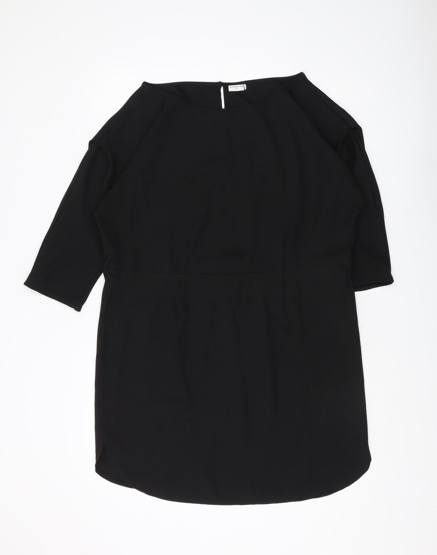 Jacqueline de Yong Black Tunic, Women, Size 10, Polyester