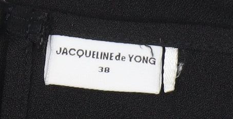 Jacqueline de Yong Black Tunic, Women, Size 10, Polyester