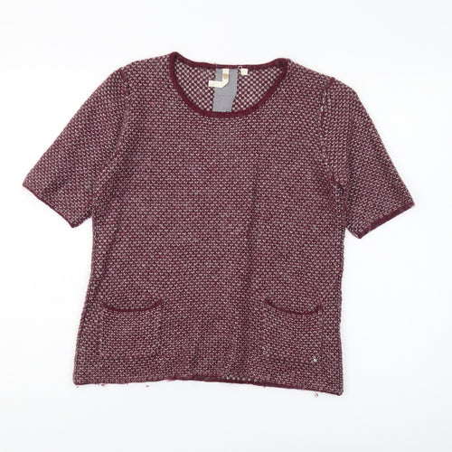White Stuff Women's Red Pullover Jumper Size 10