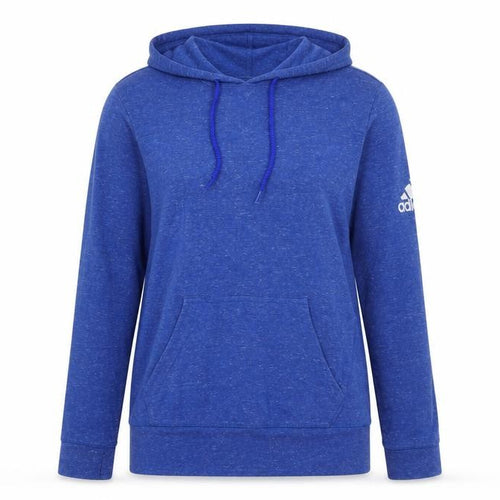Adidas Women's Blue S Pullover Hoodie with Logo