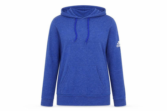 Adidas Women's Blue S Pullover Hoodie with Logo