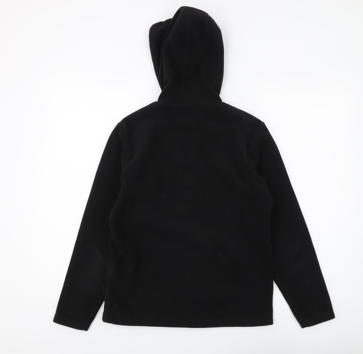 Mountain Warehouse Boys Black Fleece Hooded Jacket 13 Years