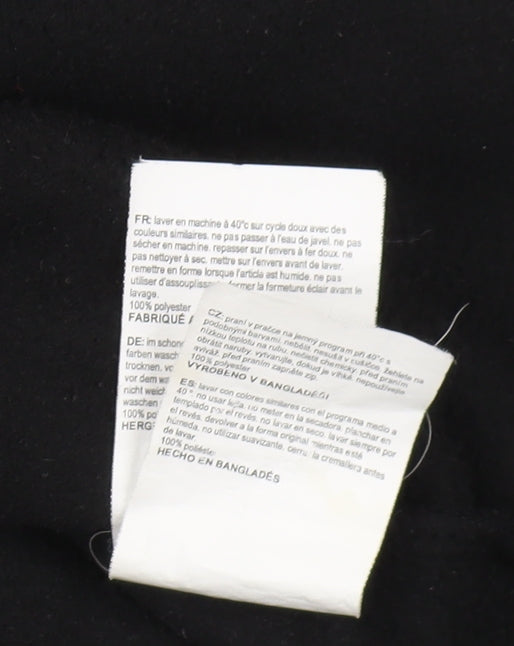 Mountain Warehouse Boys Black Fleece Hooded Jacket 13 Years