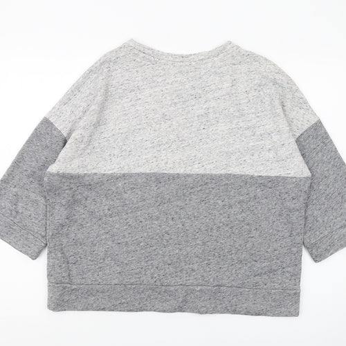 Abercrombie & Fitch Women's Grey Pullover Sweatshirt L