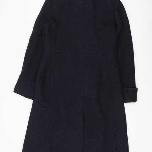 Laura Ashley Women's Black Wool Coat Size 8
