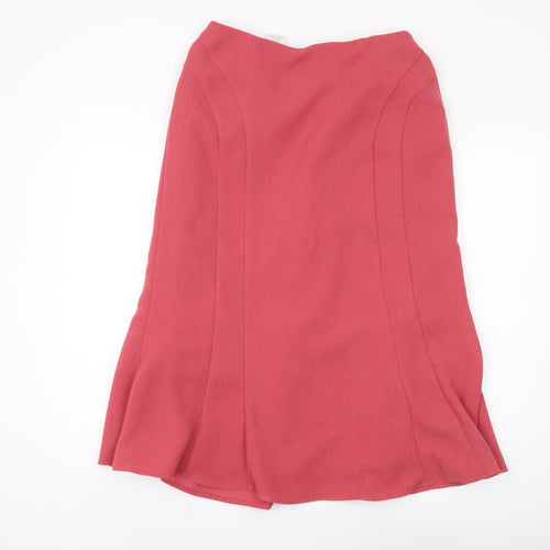 Eastex Women's Red Midi Pencil Skirt Size 12 Lined