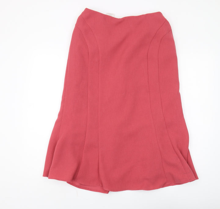 Eastex Women's Red Midi Pencil Skirt Size 12 Lined