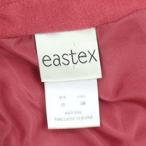 Eastex Women's Red Midi Pencil Skirt Size 12 Lined