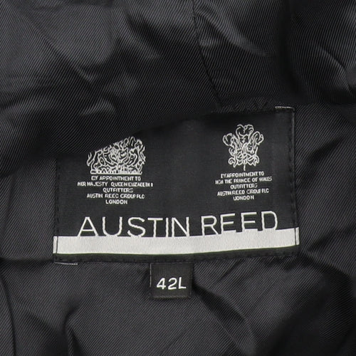 Austin Reed Men's Black Wool Blazer 42L Classic Fit