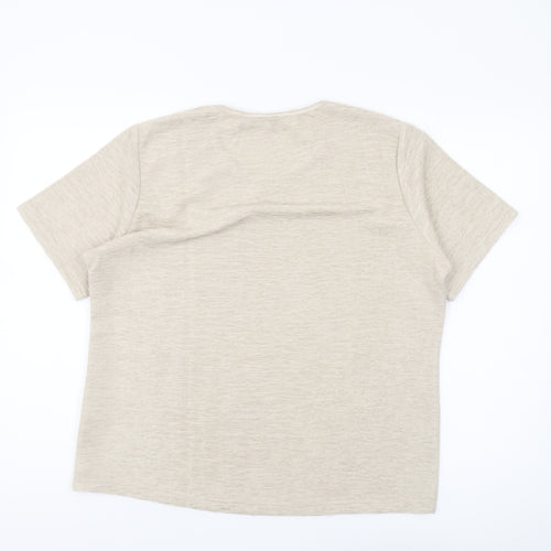 Honor Millburn Women's Beige T-Shirt Size 14