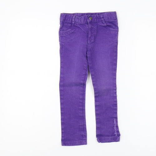 Calvin Klein Girls Purple Skinny Jeans Size S