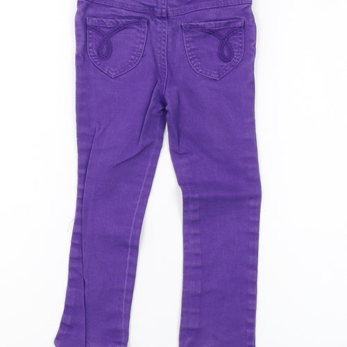 Calvin Klein Girls Purple Skinny Jeans Size S