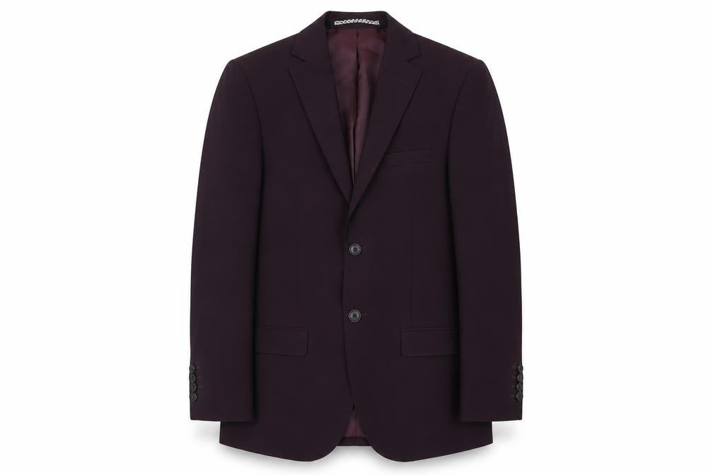 Moss London Men's Purple Slim Fit Suit Jacket 34S