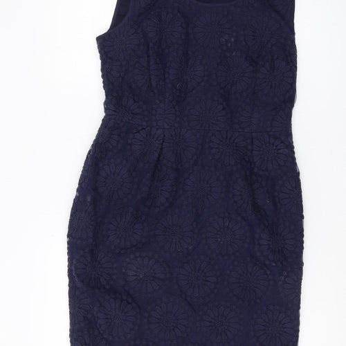 Boden Women's Blue Sheath Dress, Size 12, Formal