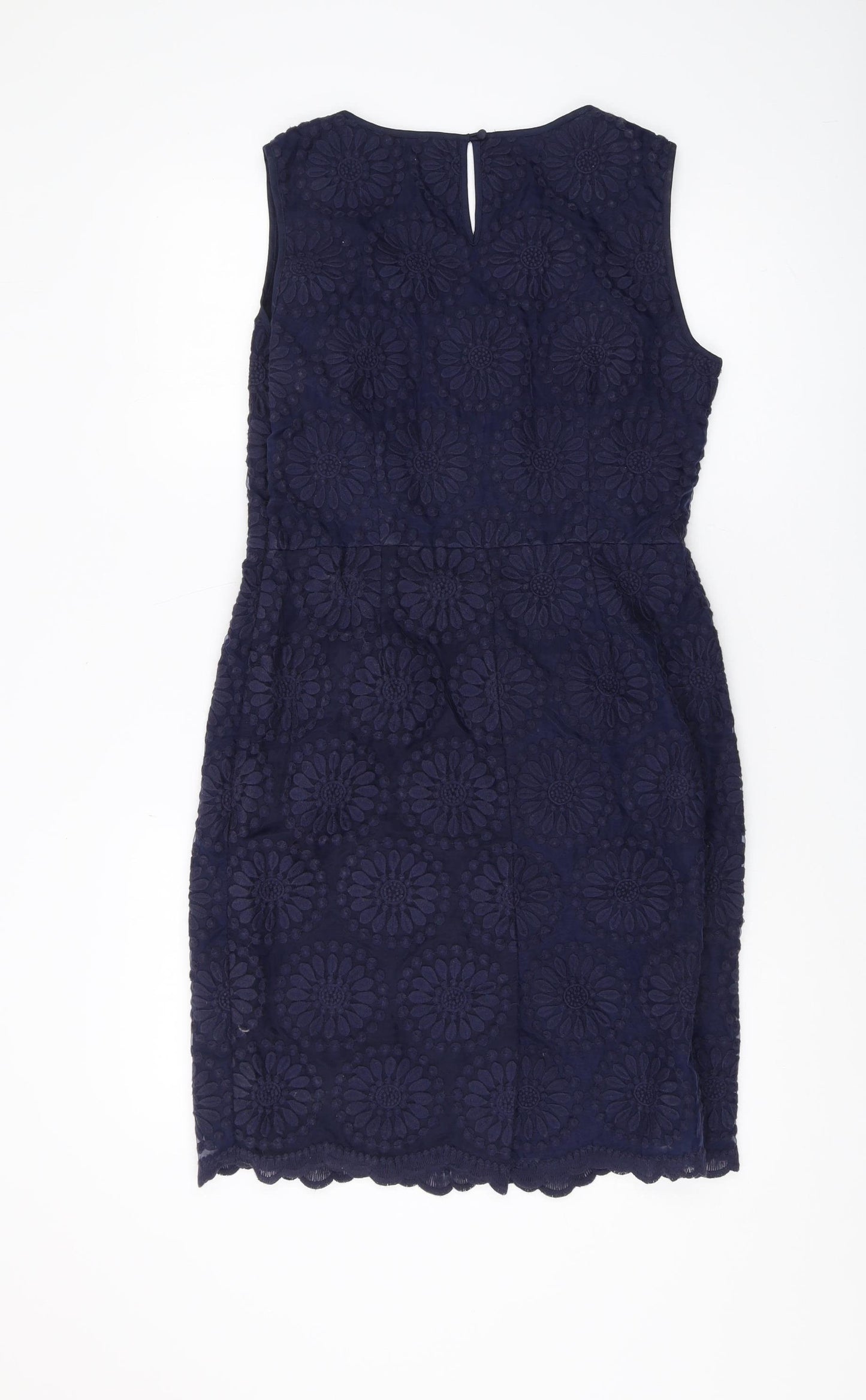 Boden Women's Blue Sheath Dress, Size 12, Formal