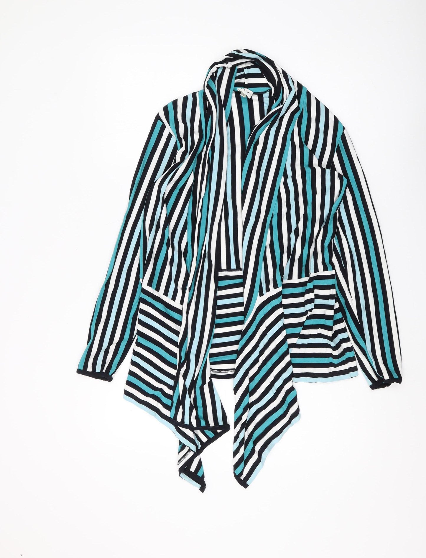 Viyella Women's Multicoloured Stripe Jacket Size 8