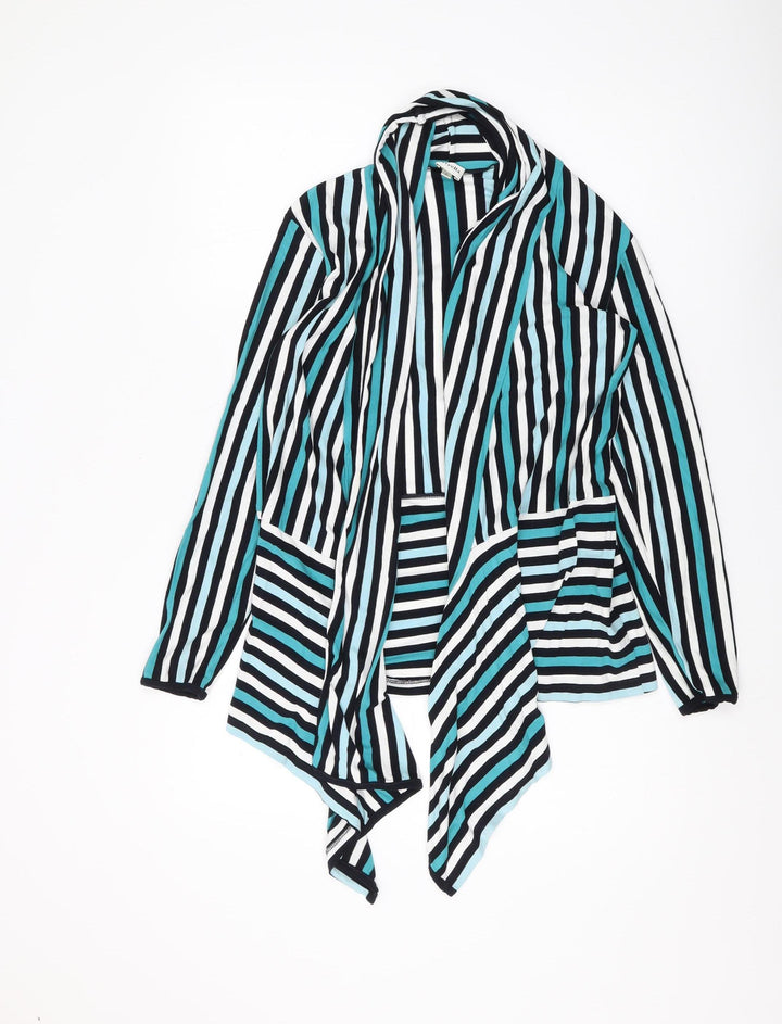 Viyella Women's Multicoloured Stripe Jacket Size 8