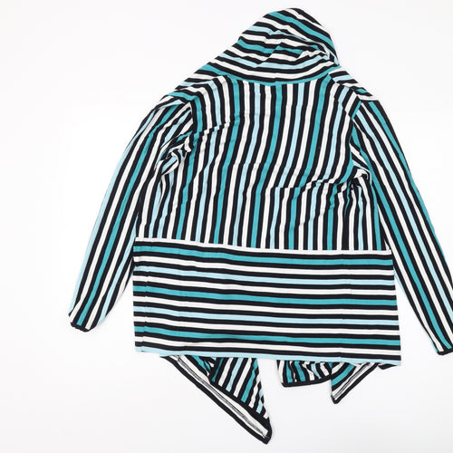 Viyella Women's Multicoloured Stripe Jacket Size 8
