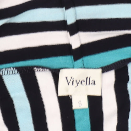 Viyella Women's Multicoloured Stripe Jacket Size 8