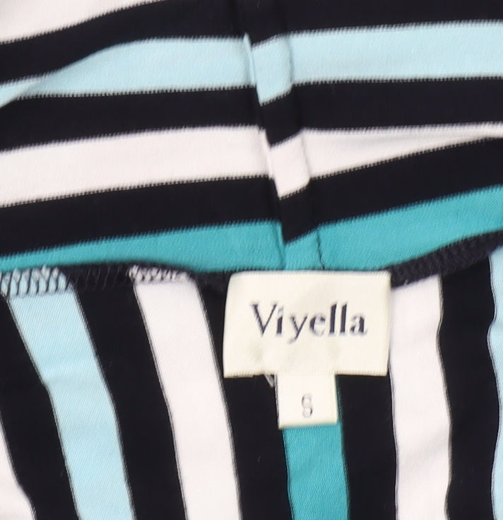 Viyella Women's Multicoloured Stripe Jacket Size 8