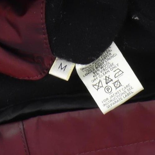 Viyella Women's Red Long Overcoat, M, Classic Style