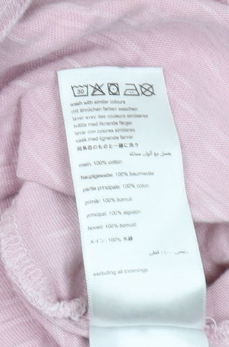 Joules Women’s Pink T-Shirt Size 12 Classic Crew Neck
