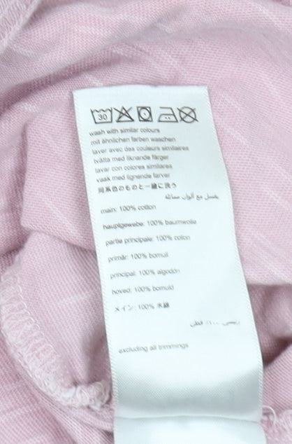 Joules Women’s Pink T-Shirt Size 12 Classic Crew Neck