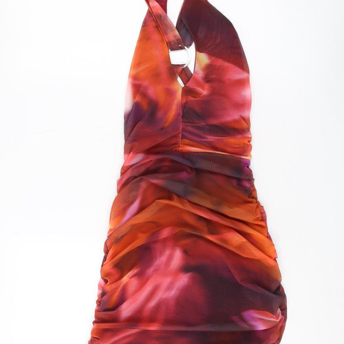 Oh Polly Women's 10 Multicoloured Party Dress