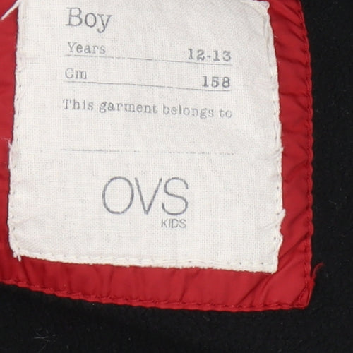OVS Boys Red Puffer Jacket, 12-13 Years, Hooded