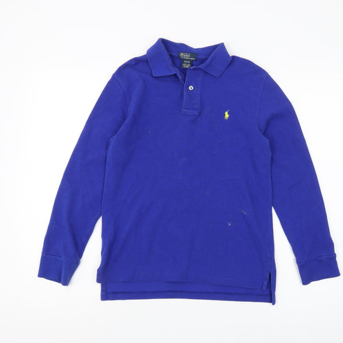 Ralph Lauren Blue Unisex Polo, M - Classic Casual Style