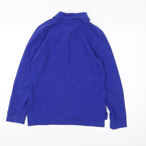 Ralph Lauren Blue Unisex Polo, M - Classic Casual Style