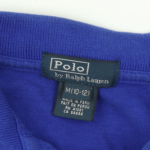 Ralph Lauren Blue Unisex Polo, M - Classic Casual Style