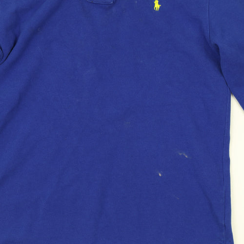 Ralph Lauren Blue Unisex Polo, M - Classic Casual Style