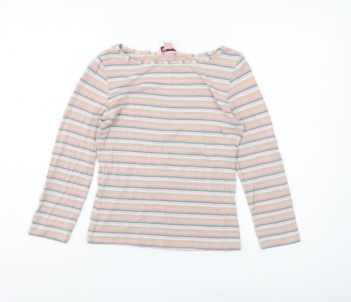 Monsoon Women's Multicoloured Striped Long Sleeve Top