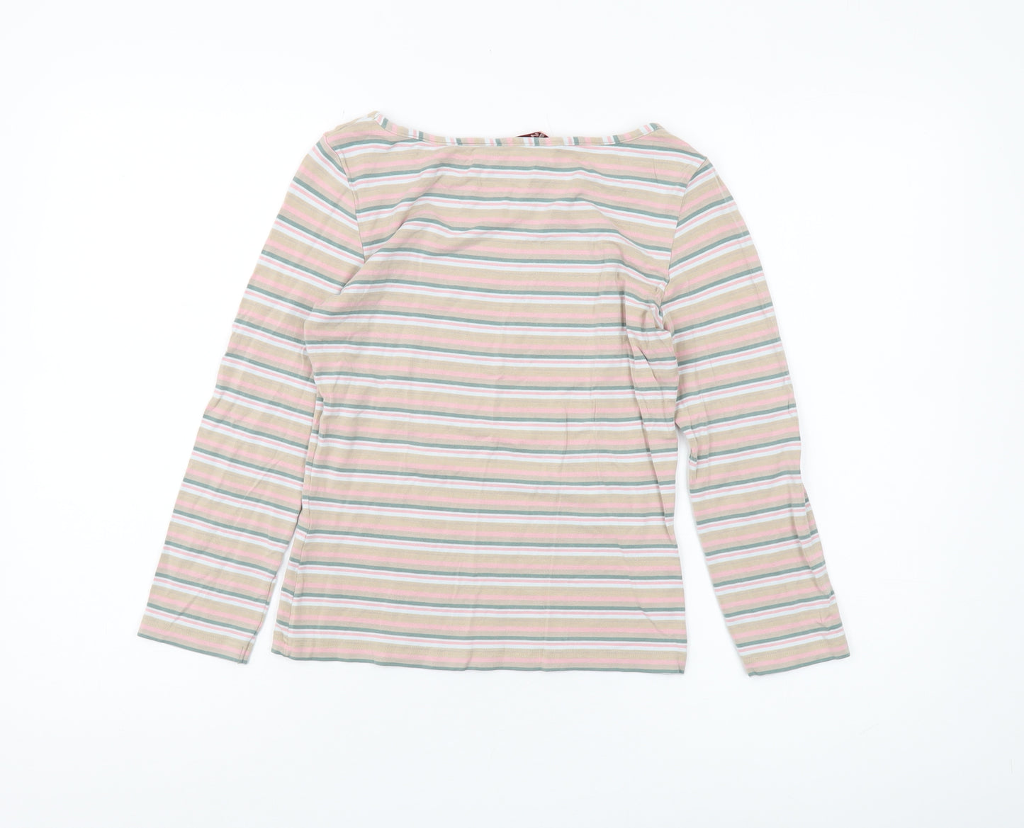 Monsoon Women's Multicoloured Striped Long Sleeve Top