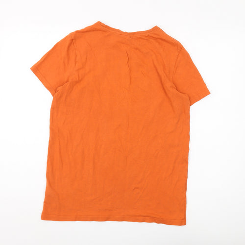 Batman Boys Orange Superhero Graphic Print T-Shirt 16 Years