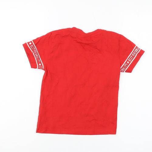 Disney Boys Red Donald Duck A First Graphic T-Shirt, Size 5 Years, Casual Wear